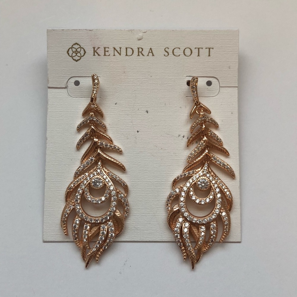 Kendra Scott Elettra Earrings rose gold